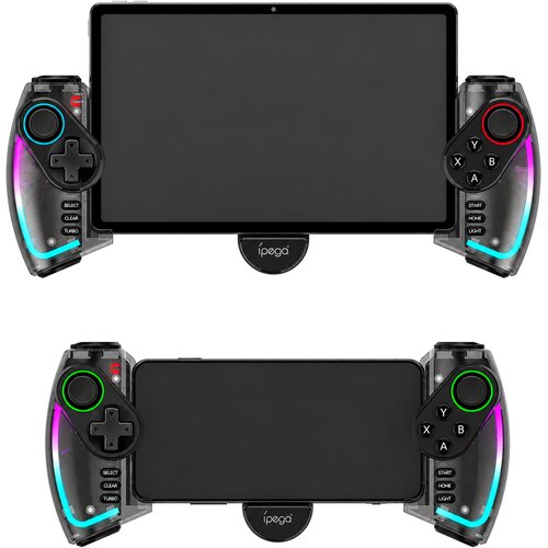 Ipega raztegljiv brezžični Bluetooth mobilni igralni plo&scaron;ček z RGB osvetlitvijo črne barve za PC & PS3 & Switch & mobilne telefone Cene
