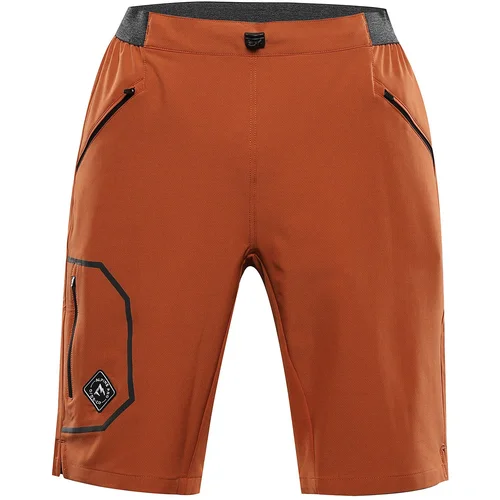 Alpine pro Men's outdoor shorts ZAMB bombay brown