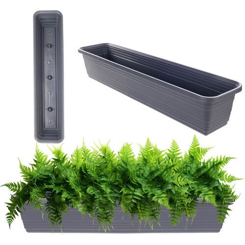 KADAX balkonski cvetlični lonec cvetlični lonec 80 cm antracit cvetlični lonec (5000346163) Slike