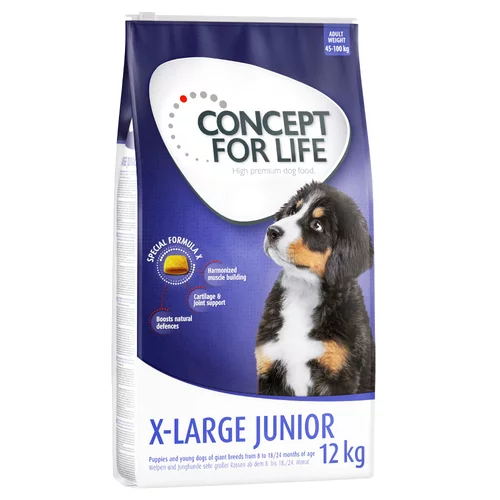 Concept for Life X-Large Junior - Varčno pakiranje: 2 x 12 kg