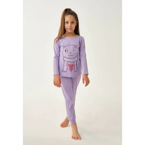 Dagi Pajama Set - Purple - With Slogan