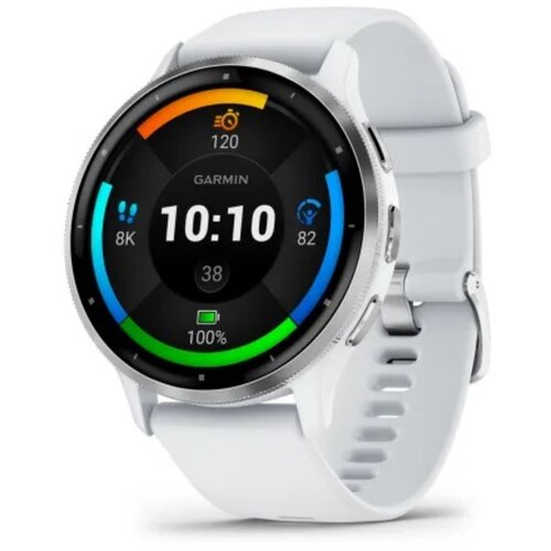 Garmin Venu 3 3.56 cm (1.4) AMOLED 45 mm Digital 454 x 454 pixels Touchscreen Silver, White Wi-Fi GPS (satellite) Cijene