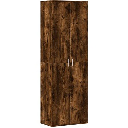 Maison Chic Visoka omara - Komoda - Predalnik dimljen hrast 60x35x180 cm inženirski les, (21720878) Cene