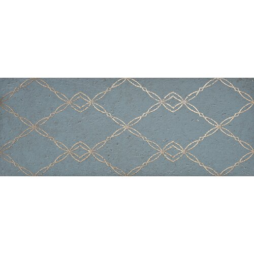 Goldstone Stenska plo&amp;scaron;čica Teal Chain (35 x 90 cm, modra/zlata) Slike