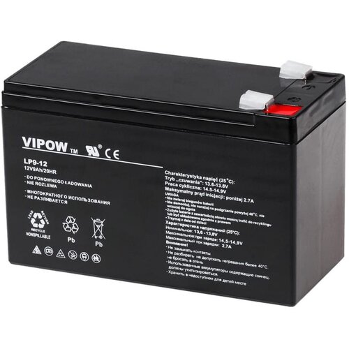  12V baterija 9Ah UPS ciklični gel akumulator AGM za UPS VIPOW Cene