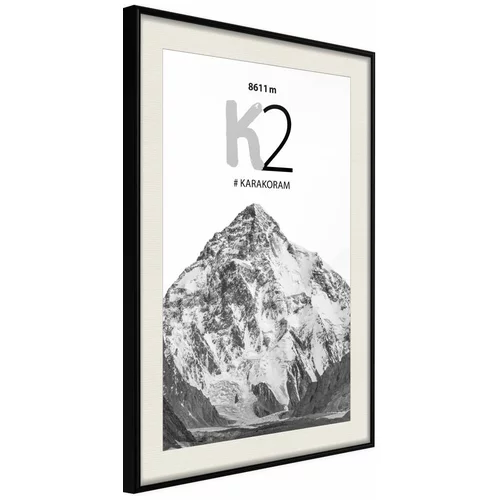  Poster - Peaks of the World: K2 20x30