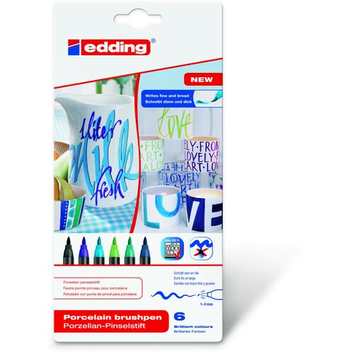 Edding Markeri za porcelan E-4200 1-4mm 1/6 šareni Cene