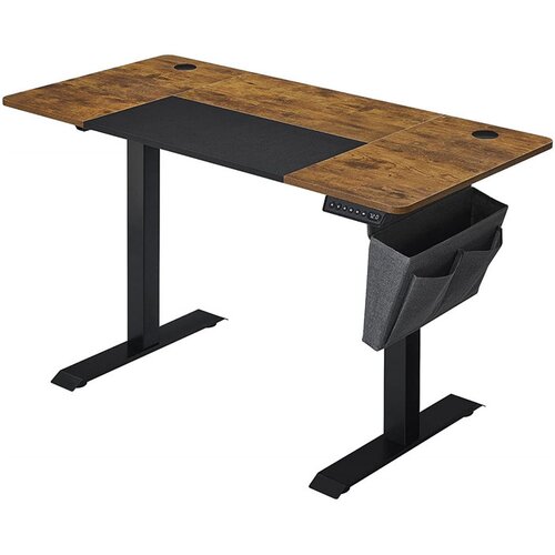 Songmics električni Sit/Stand stol s okvirom crna rustikalna, LSD016X01 Cene