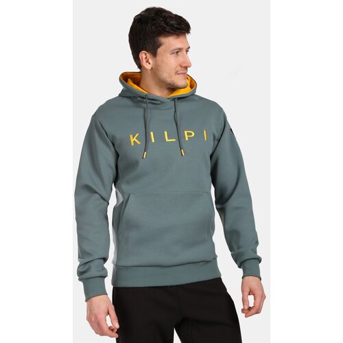 Kilpi Men's cotton hooded sweatshirt SALAMANA-M Dark green Cijene