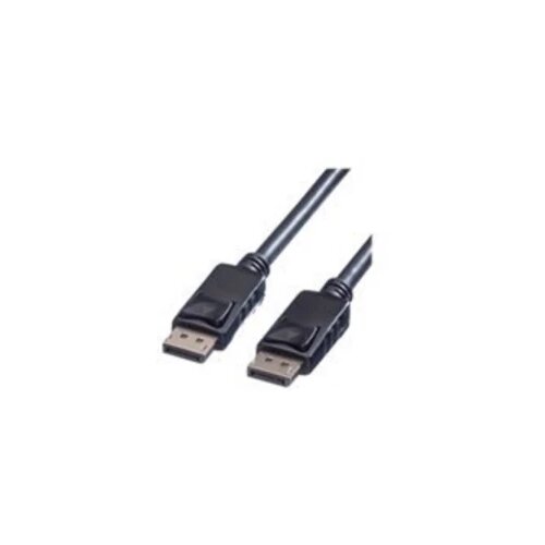 Roline DisplayPort priključni kabel DisplayPort utikač 7.50 m crna 11.04.5604 sa zaštitom DisplayPort kabel Cijene