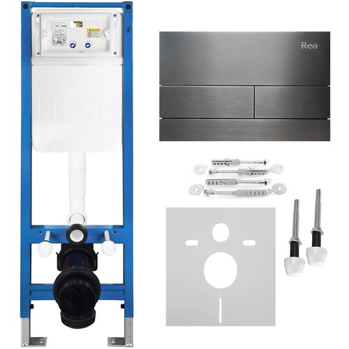 Rea Podometni Set za WC Slim 024N z Gumbom T Titan Cene