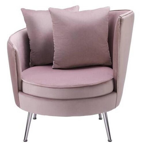 Bessagi Home naslanjač chesterfield cherie, roza, žamet Cene