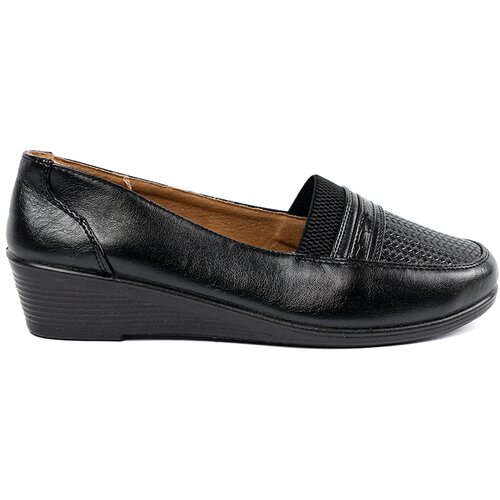 Shelvt Black wedge shoes Cene