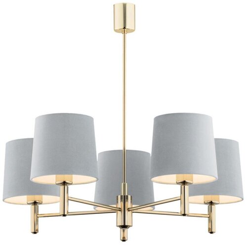  Argon 2085 - Luster na šipci PONTE 5xE27/15W/230V mesing/plava Cene