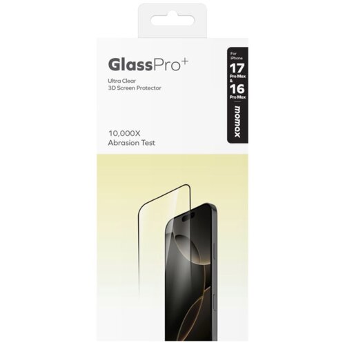  Za&amp;scaron;titno staklo za iPhone 15 plus/16 plus (sa aplikatorom) Momax 3D (0,33mm) Slike