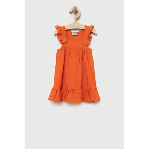 Birba&Trybeyond Haljina za bebe boja: narančasta, mini, ravna