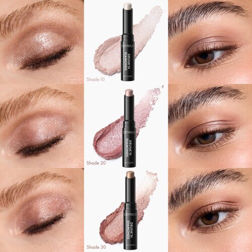 Catrice Drunk&amp;#039;n Diamonds Jelly Topper kremasto sjenilo za oči u olovci nijansa 030 Sunset Spark 2.5 g Slike