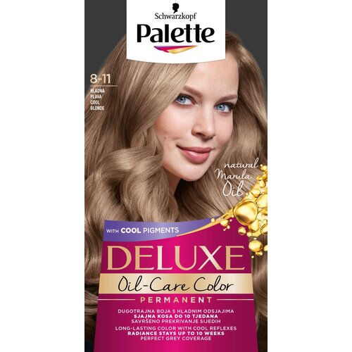 PALETTE DE LUX Palette Deluxe permanentna barva za lase odtenek 8-11 Cool Blonde 1 kos Cene