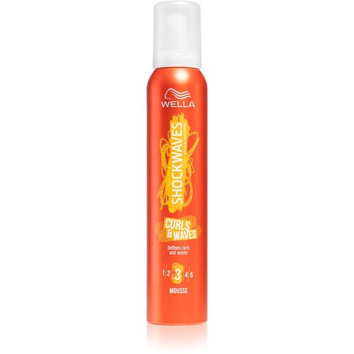 Wella Shockwaves Curls &amp;amp; Waves pjena za učvr&amp;scaron;ćivanje za ekstremno valovitu frizuru 200 ml Slike