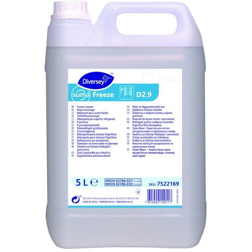 Diversey Suma Freeze D2,9, Sredstvo za či&amp;scaron;ćenje, 5l Slike