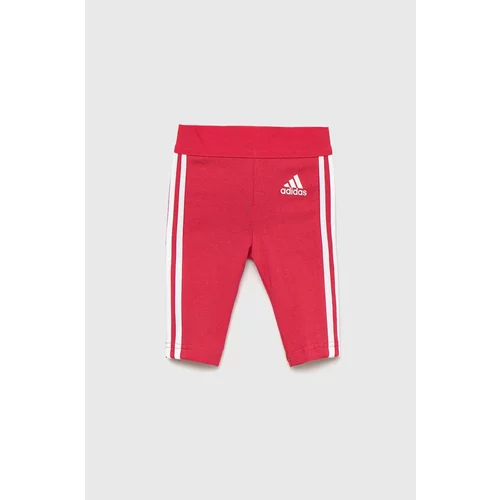 Adidas Tajice za bebe boja: ružičasta, s aplikacijom