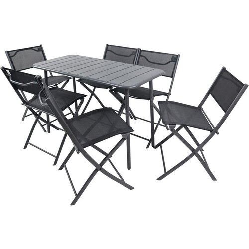 Ambia Garden Vrtni Set Sumila, Črna, 7-Delno Slike