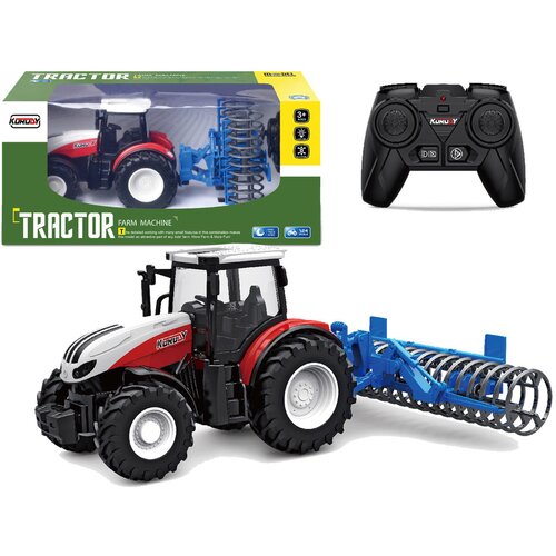  Remote-controlled Tractor Roller 2.4G Rubber Wheels Slike