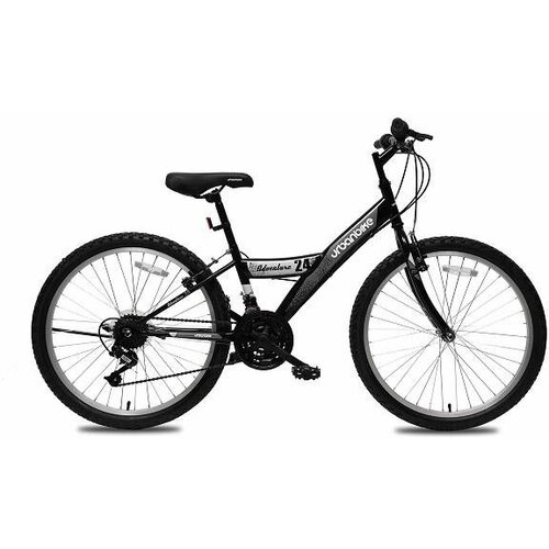 Urbanbike bicikl unisex adventure crno/sivi Slike