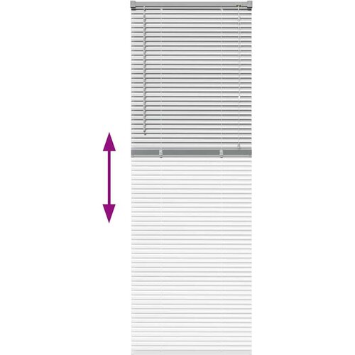  Zavjesa za prozor sa zavjesama Srebrna 80 x 130 cm Aluminij Slike
