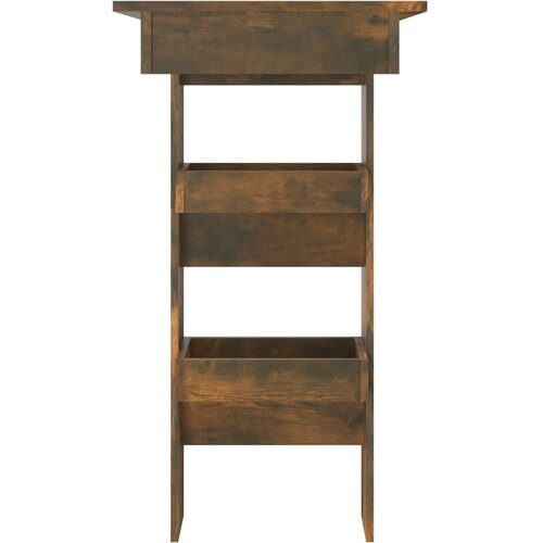  Zidni barski stol boja hrasta 102x45x103,5 cm konstruirano drvo Slike