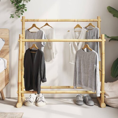 The Living Store Stalak za odjeću 100 x 30 x 100 cm od bambusa Cijene