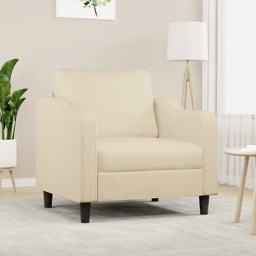  Fotelja krem 60 cm Tkanina Slike