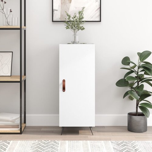 vidaXL Komoda bijela 34 5 x 34 x 90 cm od konstruiranog drva Cijene