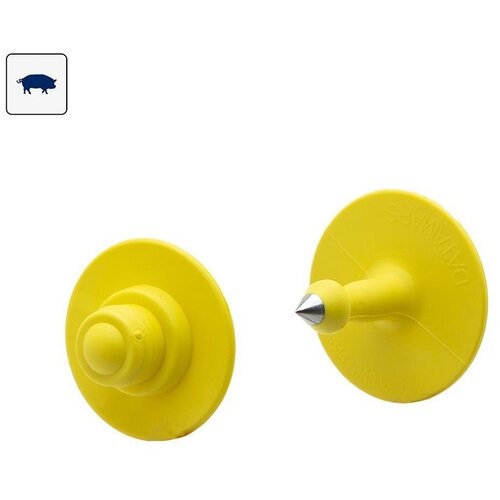 Ukal U&scaron;ne markice okrugle 30mm žute 20/1 Cene