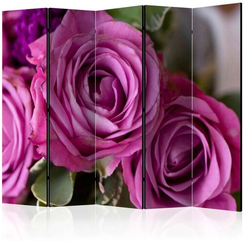  Paravan u 5 dijelova - Bunch of lila flowers II [Room Dividers] 225x172 Slike