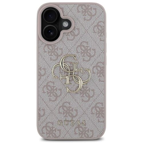 Guess Ohi&amp;scaron;je za iPhone 16 Plus z monogramom in logotipom 4G v kovini, Roza, (21730955) Slike