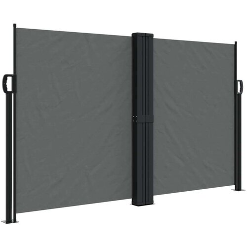  Bočna tenda na uvlačenje antracit 140 x 1200 cm Slike