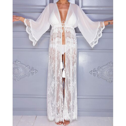 Luna Collection Ženski kaftan Portofino beli Cene