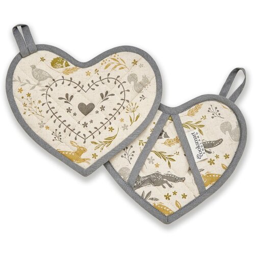 Cooksmart ® set s 2 pamučna držača za vruće lonce Woodie Cijene