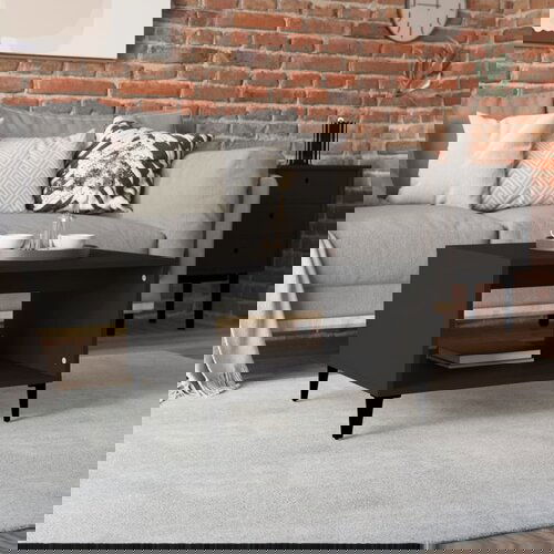 VidaXL Klubska mizica črna 60x50x40 cm konstruiran les Slike