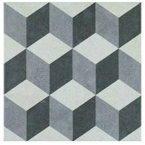 Podna pločica EPOQUE CUBE (25 x 25 cm, Mat, Sive boje)