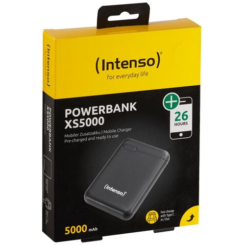  Prenosna baterija za mobilne telefone in tablične računalnike 5000 mAh - POWERBANK XS5000 Black Cene