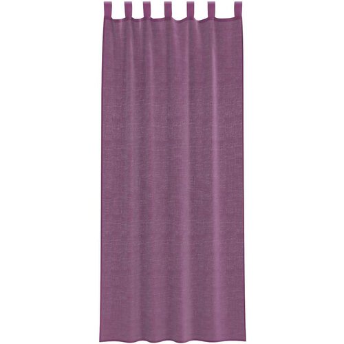 Voile zavjese s petljama 2 kom. ljubičaste 140x260 cm Slike