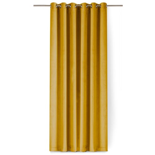 Filumi Gorčično rumena žametna zavesa za delno zatemnitev 200x175 cm Velto &amp;ndash; Slike