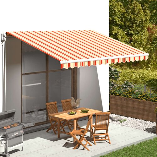 vidaXL Nadomestno blago za tendo rumeno in oranžno 4,5x3,5 m, (20966024) Cene