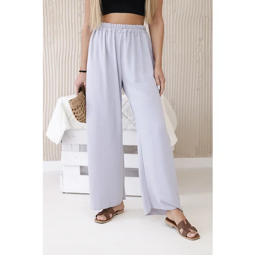 Kesi Włoski Włoski Wide-leg trousers grey