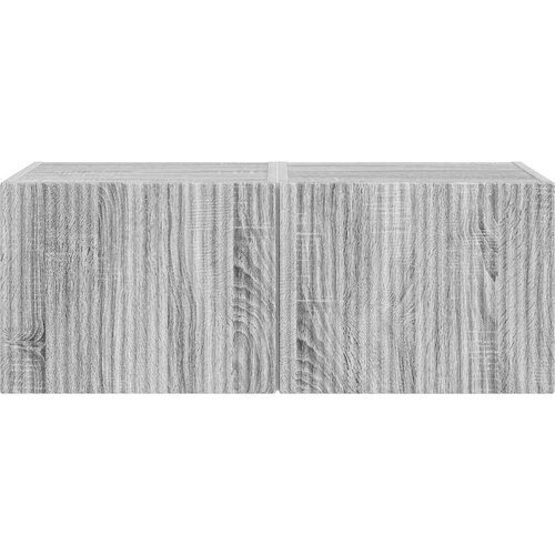 VidaXL TV zidni ormar Zidne 2 pcs Siva Sonoma 60 x 31 x 29.5 cm Slike