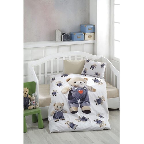 Mila Home Bombažna otroška posteljnina za otroško posteljico z rjuho/4-delna 100x150 cm – Cene