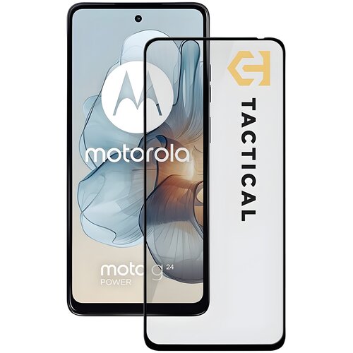 TACTICAL Glass Shield 5D staklo za Motorola Moto G24 Power - Crna Cene