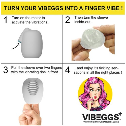 VibEggs Twisty Tongues - vibracijsko jaje masturbator (bijelo) Cijene